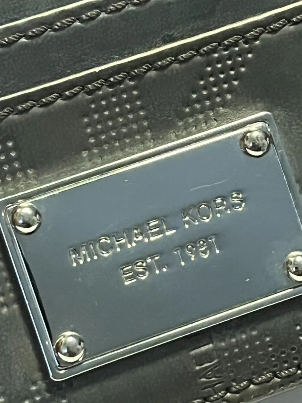 MICHAEL KORS Metallic Card Holder